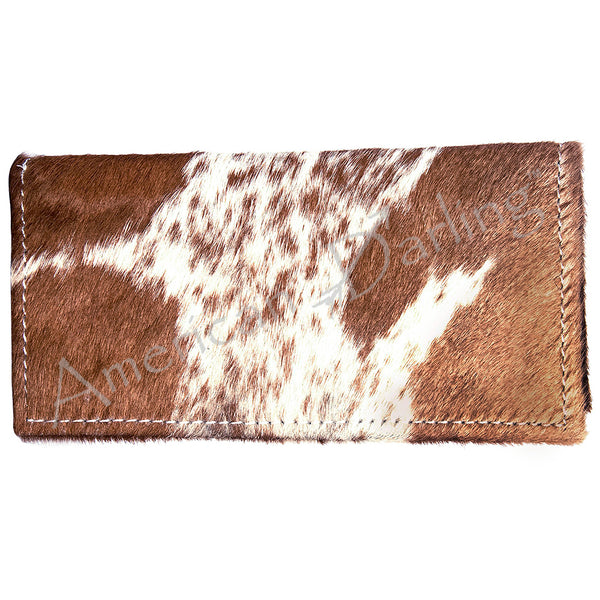 ADBG258 American Darling Wallet Bag - Handcrafted Hair-On Cowhide & Genuine Leather Western Wallet