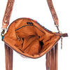 ADBG400 American Darling Hand Tooled Saddle Blanket Signature Cross body Bag