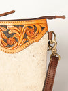 ADBG406 American Darling Hand Tooled Leather Small Cross body Bag
