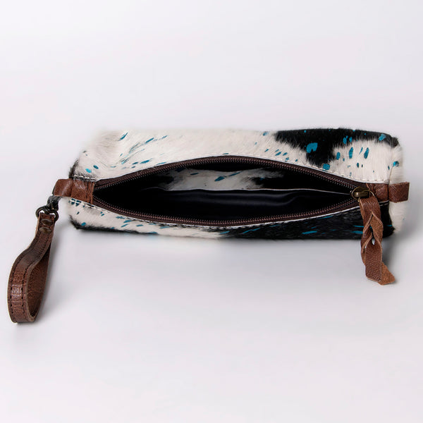 ADBG388 American Darling Hair-On Cowhide Wristlet Bag