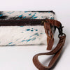 ADBG388 American Darling Hair-On Cowhide Wristlet Bag