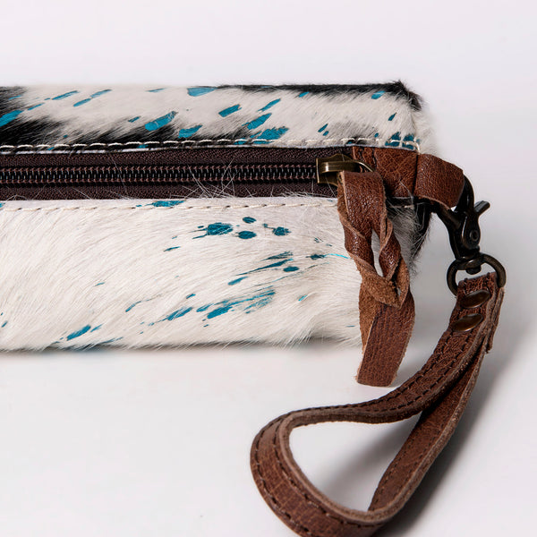 ADBG388 American Darling Hair-On Cowhide Wristlet Bag