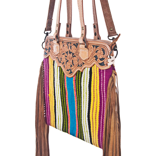 LC-ADBGS144SER6 Messenger Genuine Western Leather Women Bag Cora