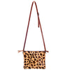 ADBG109 American Darling Hair-On Cowhide Crossbody Bag with Fringe