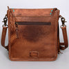 ADBG396 American Darling Hand Tooled Cactus Messenger Bag