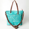 ADBG106 American Darling Hair-on Cowhide Western Tote Bag Genuine Leather