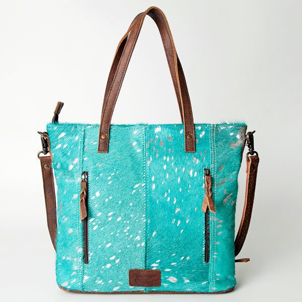 ADBG106 American Darling Hair-on Cowhide Western Tote Bag Genuine Leather