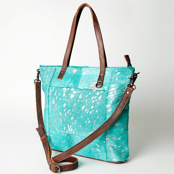 ADBG106 American Darling Hair-on Cowhide Western Tote Bag Genuine Leather