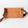 ADBG446 High-Quality American Darling Hand-Tooled Leather Crossbody with Floral Motif