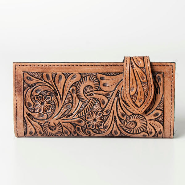 ADBG454 American Darling Hand Tooled Leather Wallet Bag