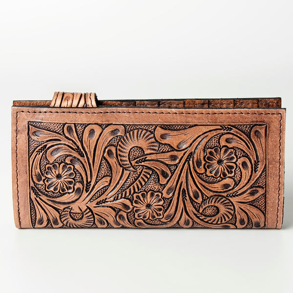ADBG454 American Darling Hand Tooled Leather Wallet Bag
