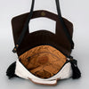 ADBG360 American Darling Hand Tooled Leather Small Cross body Bag with Hair-On Cowhide