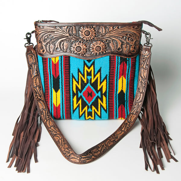 LC-ADBGZ107R Crossbody Genuine Western Leather Women Bag