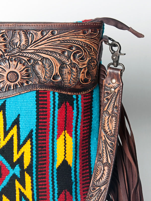 LC-ADBGZ107R Crossbody Genuine Western Leather Women Bag