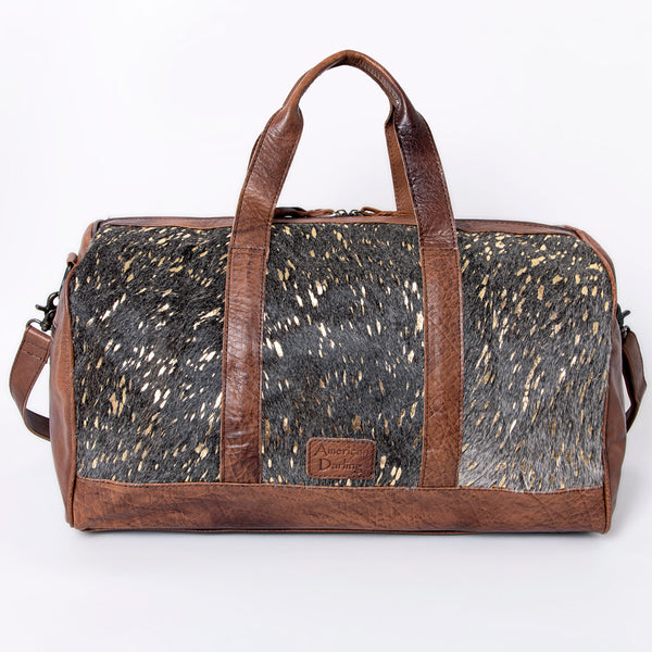 LC-ADBGS174 Cowhide Leather Duffle Bag - Genuine Western Travel Weekender