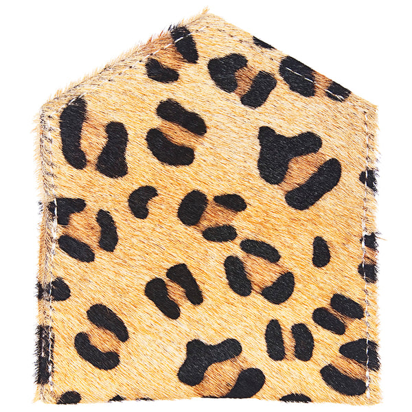 ADBG471 Premium Genuine Hair on Hide Coin Purse with Secure Zip Top and Leather Pull