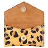 ADBG471 Premium Genuine Hair on Hide Coin Purse with Secure Zip Top and Leather Pull