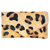 ADBG471 Premium Genuine Hair on Hide Coin Purse with Secure Zip Top and Leather Pull