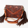 ADBG481 American Darling Hand Tooled Leather Envelope Bag