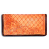 ADBG486 American Darling Hand Tooled Floral Leather Western Wallet Bag