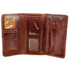ADBG486 American Darling Hand Tooled Floral Leather Western Wallet Bag