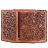ADBG486 American Darling Hand Tooled Floral Leather Western Wallet Bag