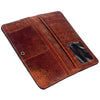 ADBG489 Premium Hand-Tooled Genuine Leather Clutch with Intricate Floral Artistry