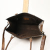 ADBGH104 Tooled Leather Western Tote Bag - Sunflower Floral Handbag with Shoulder Strap