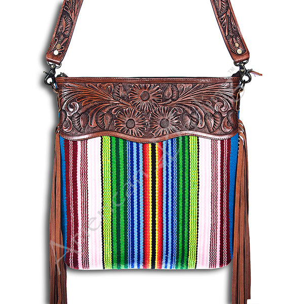LC-ADBGZ108R Crossbody Genuine Western Leather Women Bag