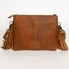 ADBG402 American Darling Hand Tooled Leather Hair-On Small Cross body Bag