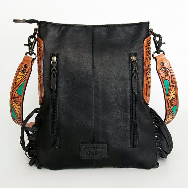 LC-ADBGZ132BKWCrossbody Genuine Western Leather Women Bag
