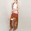 LC-ADBGZ137TAWMessenger Hair-on Genuine Western Leather Women Bag