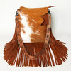 LC-ADBGZ137TAWMessenger Hair-on Genuine Western Leather Women Bag