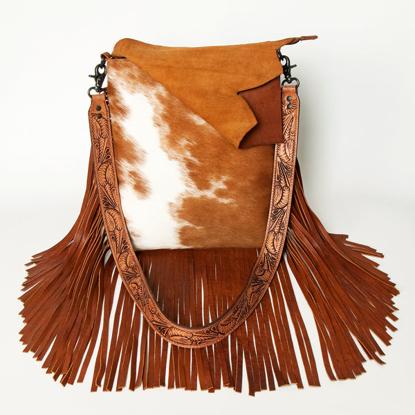 LC-ADBGZ137TAWMessenger Hair-on Genuine Western Leather Women Bag