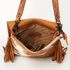 LC-ADBGZ137TAWMessenger Hair-on Genuine Western Leather Women Bag