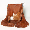 LC-ADBGZ137TAWMessenger Hair-on Genuine Western Leather Women Bag