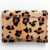 ADBGZ141 Leopard Print Cowhide Coin Purse Envelope with Snap Closure