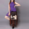 LC-ADBGZ147 Messenger Hair On Genuine Western Leather Women Bag