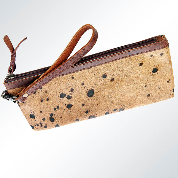 ADBG344 American Darling Hair-On Cowhide Wristlet Bag