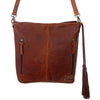 ADBG102 American Darling Hair-On Cowhide Leather Crossbody Bag Handcrafted Western Style