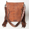 ADBG316 American Darling Hand Tooled Leather Large Cross body Bag