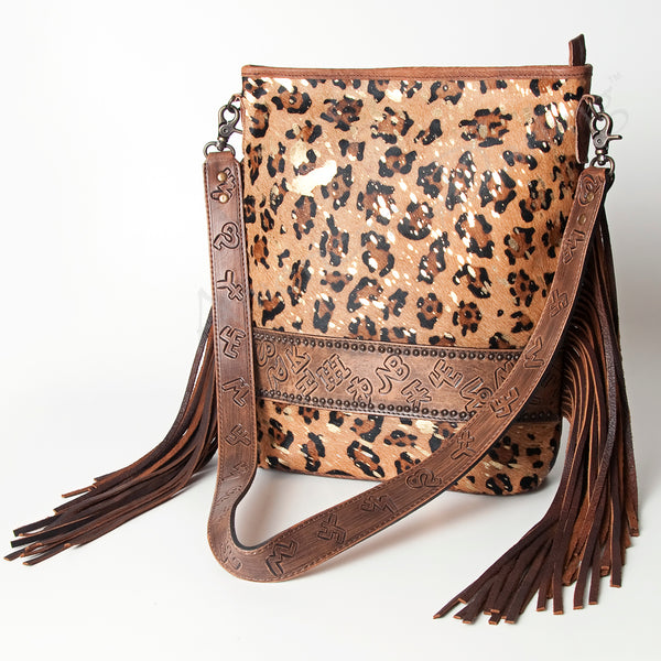 ADBG316 American Darling Hand Tooled Leather Large Cross body Bag