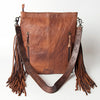 ADBG316 American Darling Hand Tooled Genuine Leather Large Cross body Bag