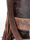 ADBG316 American Darling Hand Tooled Genuine Leather Large Cross body Bag