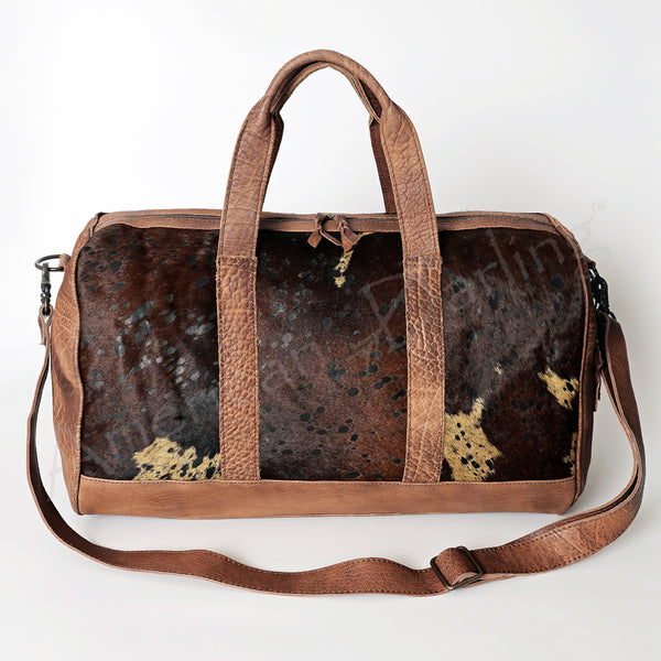 LC-ADBGS174 Cowhide Leather Duffle Bag - Genuine Western Travel Weekender