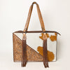 LC-ADBGZ201 Tote Hair On Genuine Western Leather Women Bag