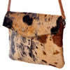 ADBGS178 Hair-On Cowhide Leather Crossbody Envelope - Western Style Purse