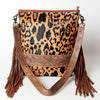 ADBG316 American Darling Hand Tooled Leather Large Cross body Bag