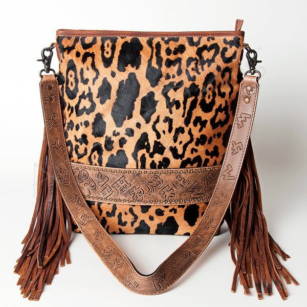 ADBG316 American Darling Hand Tooled Leather Large Cross body Bag