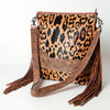 ADBG316 American Darling Hand Tooled Leather Large Cross body Bag